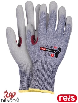 Reis BLUEMAX-PU rękawice robocze antyprzecięciowe powlekane poliuretanem