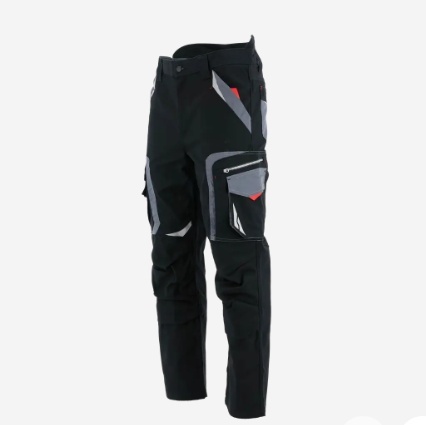 spodnie robocze do pasa Dragon Sara Workwear czarn-ciemnoszare