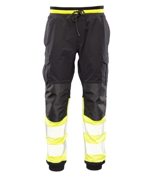 spodnie robocze do pasa jogger z taśmami odblaskowymi SKF03Y Seven Kings Polstar