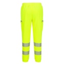 Portwest KX348 spodnie robocze do pasa ostrzegawcze dresowe Combat Joggers żółte