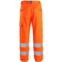 CXS Canis Norwich spodnie robocze męskie do pasa ostrzegawcze pomrańczowo-niebieskie tył