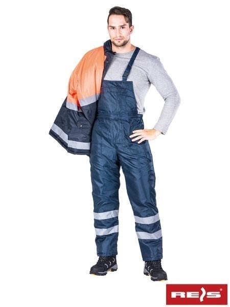 spodnie robocze ohrodniczki ocieplane S-WINTER-STR Reis rozm. 3XL