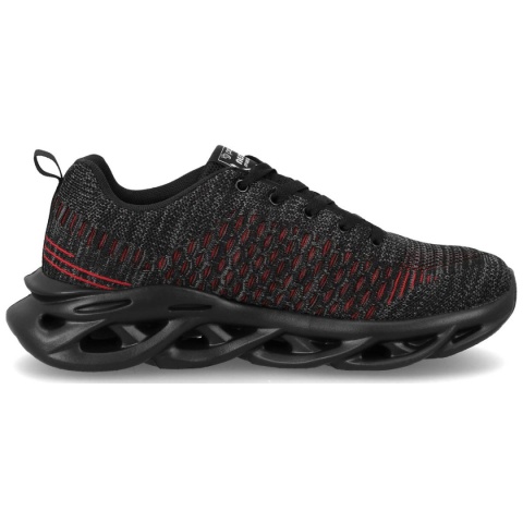 Procera Nestigo Black Red buty rekreacyjne bez wzmacnianego podnoska