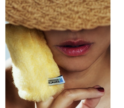 Face Cleaner Raypath - rękawica peelingująca żółta Raypath do twarzy