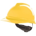 HEŁM OCHRONNY V-GARD 500 MAS Z WIĘŹBĄ FAS-TRAC BEZ WENTYLACJI 6 KOLORÓW ŻÓŁTY