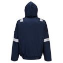 Portwest FR731 kurtka robocza ocieplana trudnopalna Bomber Bizflame Work+ FR granatowa