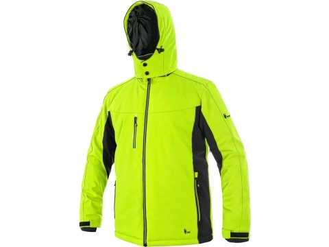 kurtka robocza softshell zimowa Vegas CXS Canis żółto-czarna
