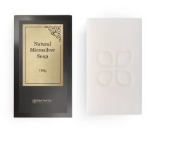Mydło białe z mikrosrebrem 100 g Raypath – oczyszczanie, ochrona i pielęgnacja skóry