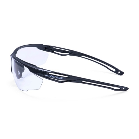 Portwest PS36 okulary ochronne Anthracite przezroczyste
