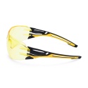 Portwest PR01 okulary ochronne Wraparound Plus antracytowe kolor bursztynowy
