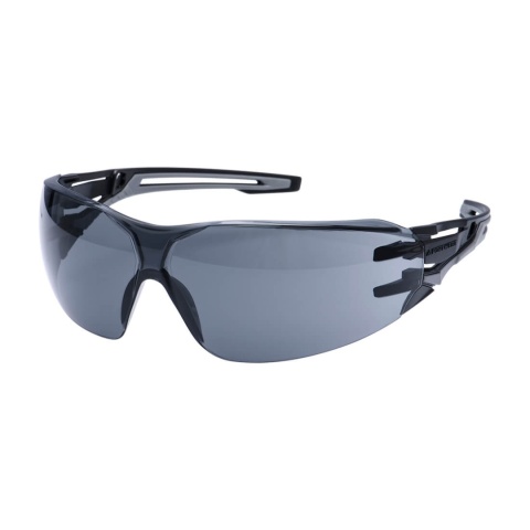okulary ochronne Wraparound Plus antracytowe PR01 Portwest kolor przydymiony