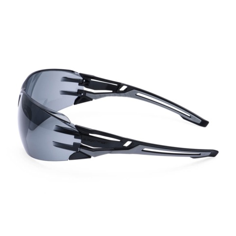Portwest PR01 okulary ochronne Wraparound Plus antracytowe kolor przydymiony