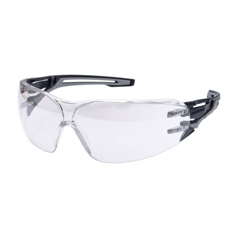 okulary ochronne Wraparound Plus antracytowe PR01 Portwest kolor lustrzany
