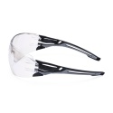 Portwest PR01 okulary ochronne Wraparound Plus antracytowe kolor bursztynowy lustrzany