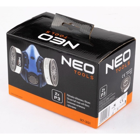 97-351 Neo Tools półmaska robocza i filtry P3 komplet