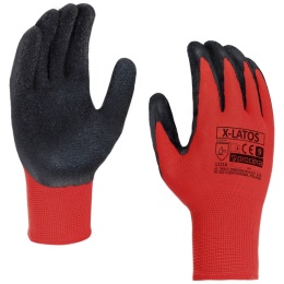 Procera X-Latos tanie rękawice robocze powlekane lateksem - rękawice budowlane