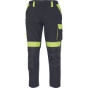 spodnie robocze do pasa Max Vivo Cerva czarno żółte