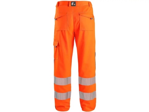 spodnie robocze do pasa odblaskowe Norwich CXS Canis pomarańczowe