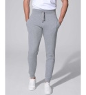 spodnie robocze dresowe do pasa sw pants cuff french terry 240 szary melanż