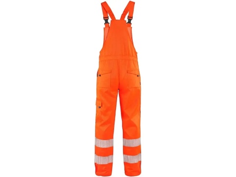 spodnie robocze ogrodniczki odblaskowe Norwich CXS Canis pomarańczowe