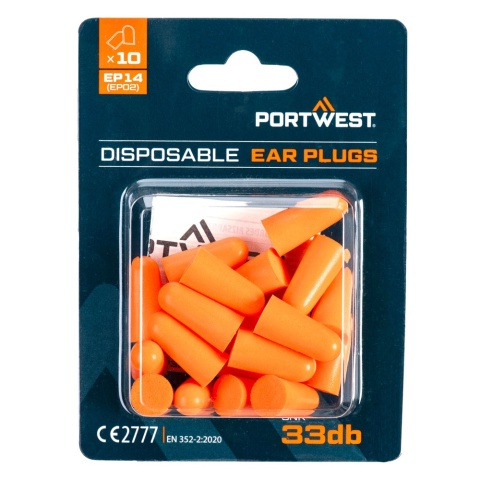 zatyczki jednorazowe z pianki PU EP14 Portwest