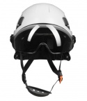 Kask ochronny z googlami ochronnymi Neo polstar biały