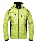 kurtka robocza softshell Cross Seven Kings Polstar żółto czarna