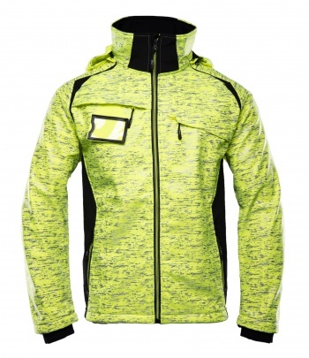 kurtka robocza softshell Cross Seven Kings Polstar żółto czarna