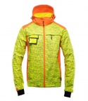 kurtka robocza softshell Cross Seven Kings Polstar żółto pomarańczowa