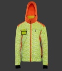 Polstar kurtka robocza softshell Cross Seven Kings żółto pomarańczowa