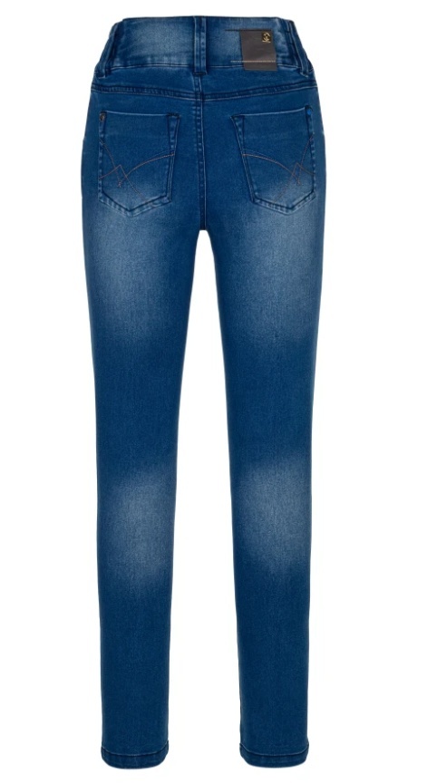 Ardon H2449 spodnie do pasa damskie outdoorowe JASVENA JEANS niebieskie