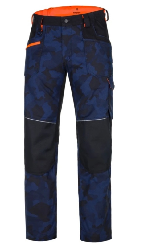 spodnie robocze do pasa CREATRON®CAMO H6638 Ardon niebieskie