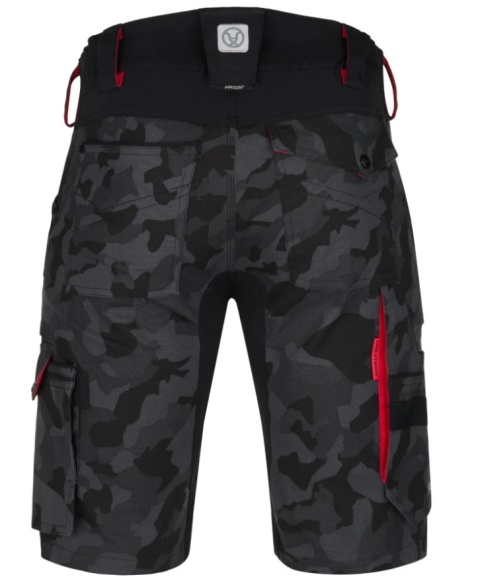 Ardon H6637 spodnie robocze do pasa krótkie Camo czarne