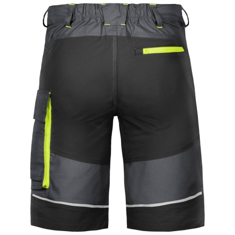 spodenki robocze krótkie Lido Spandex Procera szare tył