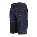 Garanatowo-czarne spodenki robocze męskie do pasa Jeans204 Reis