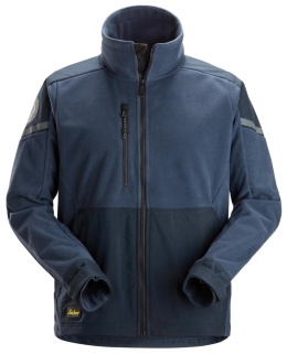 bluza robocza polarowa chroniąca przed wiatrem AllroundWork 8410 Snickers Workwear granatowa