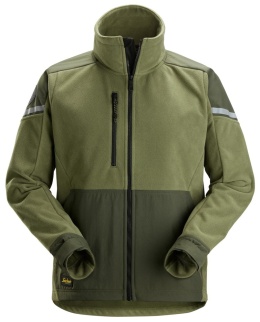 bluza robocza polarowa chroniąca przed wiatrem AllroundWork 8410 Snickers Workwear khaki