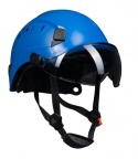 Polstar Neo kask ochronny z okularami ochronnymi niebieski