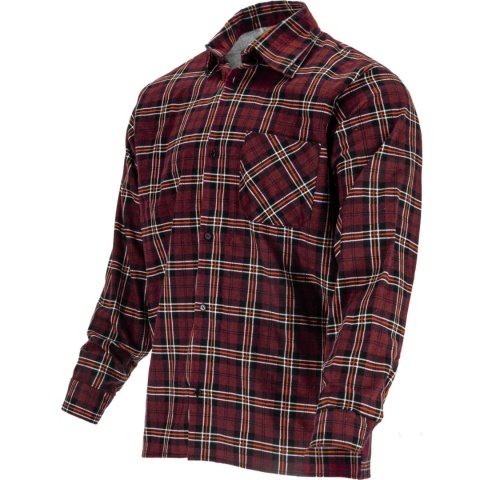 koszula robocza flanelowa w kratę L4181 Lahti Pro bordo