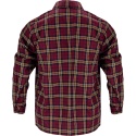 Lahti Pro L4181 koszula robocza flanelowa w kratę bordo