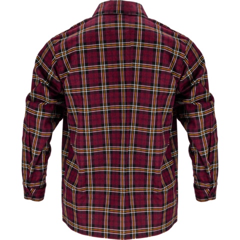 Lahti Pro L4181 koszula robocza flanelowa w kratę bordo