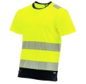 Koszulka robocza ostrzegawcza Sara Workwear Drogowie Comfort żółta
