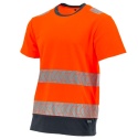 Comfort Drogowiec T-shirt roboczy ostrzegawczy Sara Workwear