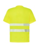 JHK HV01U00 T-shirt roboczy z odblaskowymi taśmami żółta
