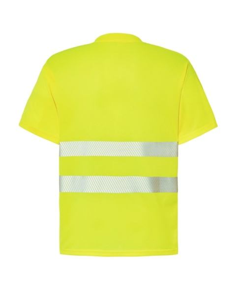 JHK HV01U00 T-shirt roboczy z odblaskowymi taśmami żółta