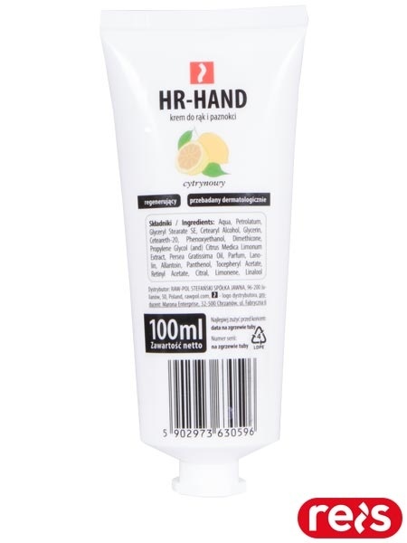 KREM DO RĄK HR-HAND REIS 100 ML CYTRYNOWY