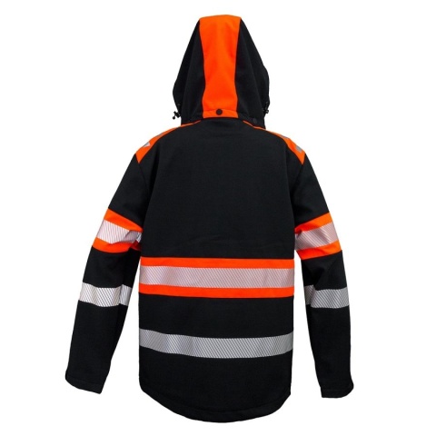 Męska kurtka robocza z kapturem softshell Urgent 931