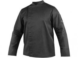 Bluza Kucharska męska z długim rękawem Rondon Chewline W-L CXS Canis czarna