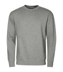 Bluza robocza reklamowa Unisex 422 Crew Malfini ciemnoszary melanż