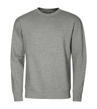 Bluza robocza reklamowa Unisex 422 Crew Malfini ciemnoszary melanż